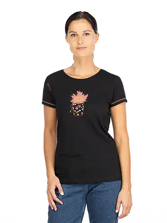 CHILLAZ | Camiseta de escalada para mujer Gandia Talk Chalk | schwarz